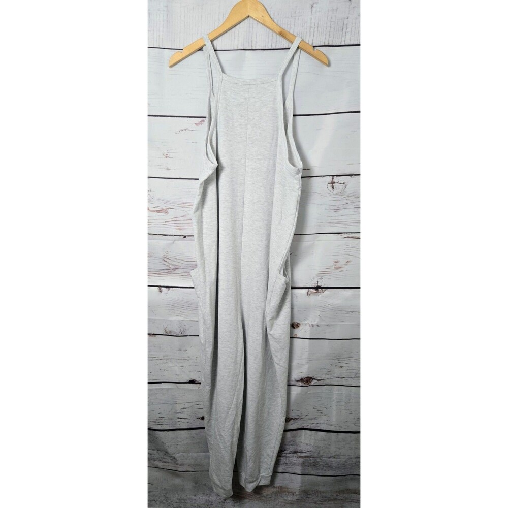 Sincerely Jules Womens Jumpsuit Size XL Heather Gray Romper Oversized Jersey - Picture 2 of 4